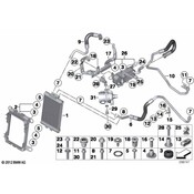 BMW Engine Oil Cooler - Genuine BMW 17217853240