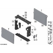 BMW Module Carrier Left - Genuine BMW 17217980101