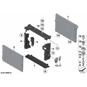 BMW Module Carrier - Genuine BMW 17217984619