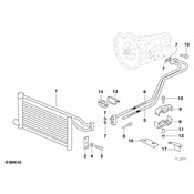 BMW Automatic Transmission Oil Cooler Hose - Genuine BMW 17221745638