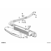 BMW Oil Cooling Pipe - Genuine BMW 17222225927