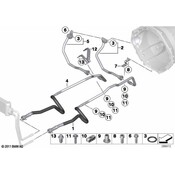 BMW Automatic Transmission Oil Cooler Hose - Genuine BMW 17222284218