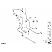 BMW Transmission Oil Cooler Line Return - Genuine BMW 17227571985