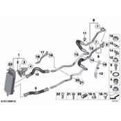 BMW Auto Trans Oil Cooler Hose Assembly - Genuine BMW 17227619774