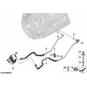 BMW Oil Cooling Pipe Inlet - Genuine BMW 17228509708