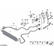 BMW Automatic Transmission Oil Cooler Hose Assembly - Genuine BMW 17228848366