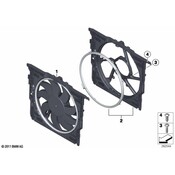BMW Fan Shroud - Genuine BMW 17422283924