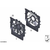 BMW Fan Shroud - Genuine BMW 17427560768