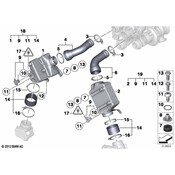 BMW Intercooler - Genuine BMW 17517589469