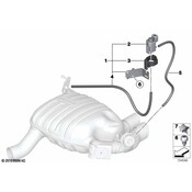 BMW Electric Changeover Valve With Bracket - Genuine BMW 18107536937