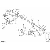BMW Exhaust Muffler - Genuine BMW 18107836636