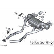 BMW Exhaust Tail Pipe - Genuine BMW 18107848537