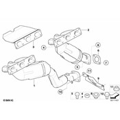 BMW Exhaust Bracket - Genuine BMW 18207521196
