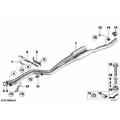 BMW Bracket Front Pipe - Genuine BMW 18207578169
