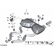 BMW Exhaust Bracket - Genuine BMW 18207841080