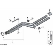 BMW Exhaust Bracket - Genuine BMW 18208614965