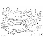 BMW Rubber Mounting - Genuine BMW 18301723484