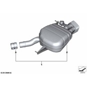 BMW Silencer System (F12N63) - Genuine BMW 18302293764