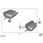 BMW M Performance Silencer (F12-F13-F06 N55) - Genuine BMW 18302354363