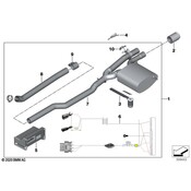 MINI Silencer With Flap System Jcw Pro - Genuine MINI 18302407323