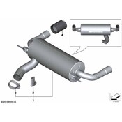 BMW M Performance Silencer M Performance - Genuine BMW 18302424608