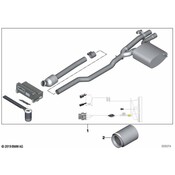 MINI Silencer System - Genuine MINI 18302475191