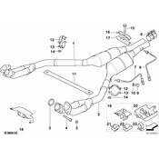 BMW Catalytic Converter - Genuine BMW 18307505326
