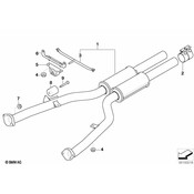 BMW Exhaust Muffler - Genuine BMW 18307537344