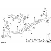 BMW Exhaust Muffler - Genuine BMW 18307541478