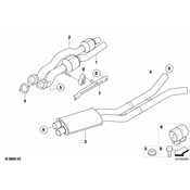 BMW Catalytic Converter - Genuine BMW 18307576342