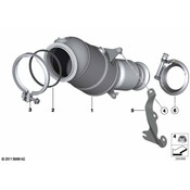 BMW Catalytic Converter - Genuine BMW 18307607665