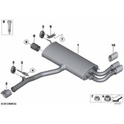 BMW Exhaust System Hanger - Genuine BMW 18307639889