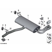 BMW Exhaust Muffler - Genuine BMW 18307646018