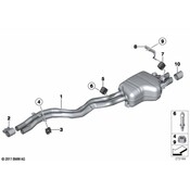 BMW Exhaust Muffler - Genuine BMW 18307647052