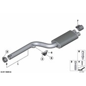 BMW Exhaust Muffler - Genuine BMW 18307647053