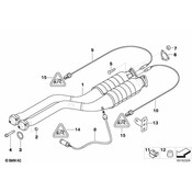 BMW Catalytic Converter - Genuine BMW 18307836634