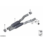 BMW Exhaust Muffler - Genuine BMW 18307842617
