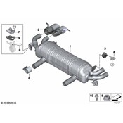 BMW Exhaust Tail Pipe Tip - Genuine BMW 18307992026