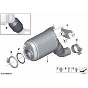 BMW Catalytic Converter - Genuine BMW 18308571007
