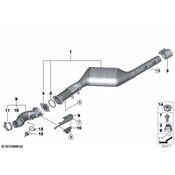 BMW Catalytic Converter - Genuine BMW 18308572487