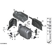BMW Heat Shield Rear Silencer - Genuine BMW 18308609801