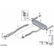 BMW Catalytic Converter - Genuine BMW 18308636395