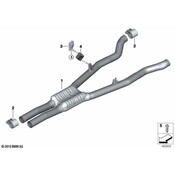 BMW Exhaust Muffler - Genuine BMW 18308649962