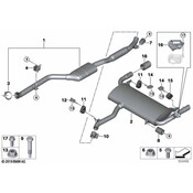 BMW Exhaust System Hanger - Genuine BMW 18308650853