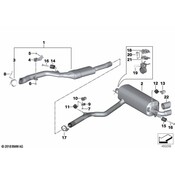 BMW Exhaust Tail Pipe Tip - Genuine BMW 18308679178