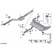 BMW Exhaust Muffler - Genuine BMW 18308693941
