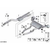 BMW Exhaust Muffler - Genuine BMW 18308693965