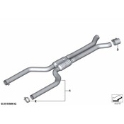 BMW Exhaust Muffler - Genuine BMW 18308746786