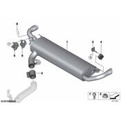 BMW Exhaust Muffler - Genuine BMW 18309487228