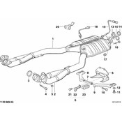 BMW Exhaust System Hanger - Genuine BMW 18321728562